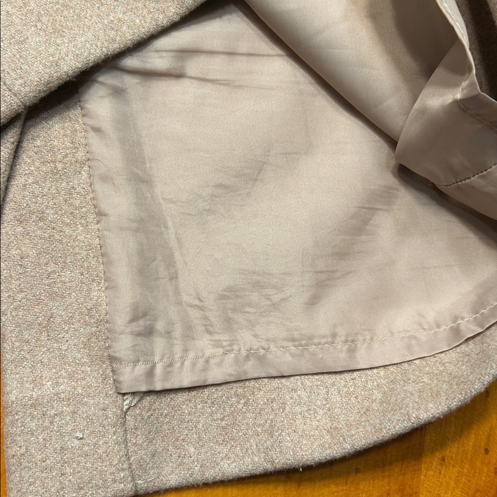 J. Crew The Pencil Skirt Tan Wool Blend Old Money Quiet Luxury Office Siren - Picture 8 of 9